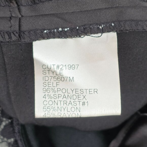 Tadashi Shoji Cocktail Sheath Dress 10 Black Beaded Lace Sweetheart Satin New - Picture 10 of 15